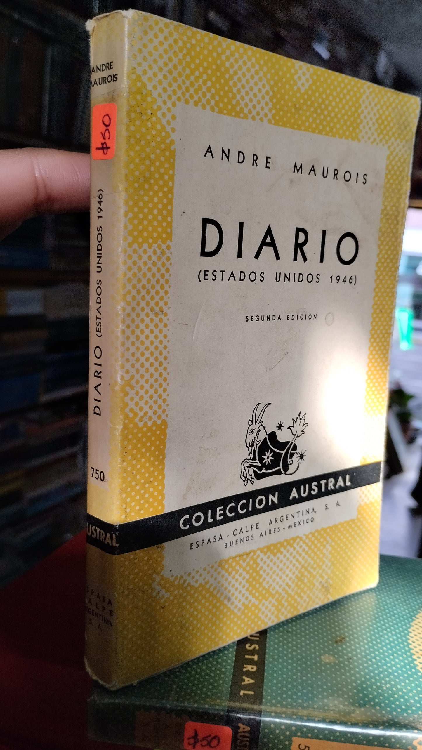 DIARIO POR ANDRE MAUROIS LIBRO USADO ANTIGUO ALDAMA