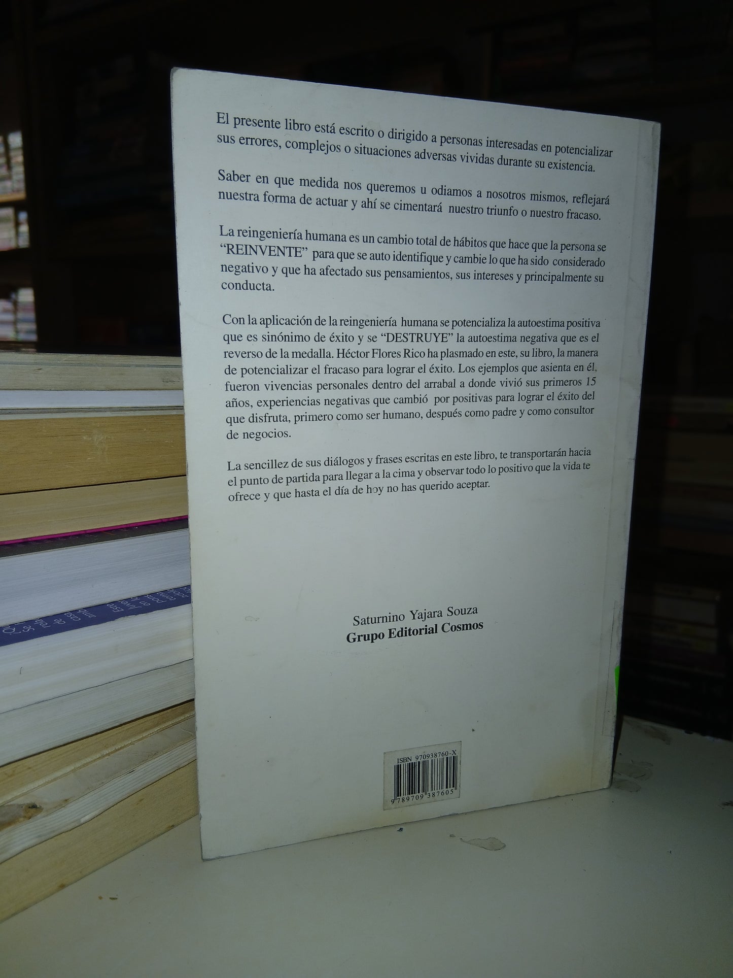 REINGENIERÍA HUMANA POR HÉCTOR FLORES RICO USADO SUPERACIÓN PERSONAL LITERARIO 207