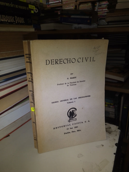 DERECHO CIVIL POR G. MARTY USADO DERECHO LITERARIO 207