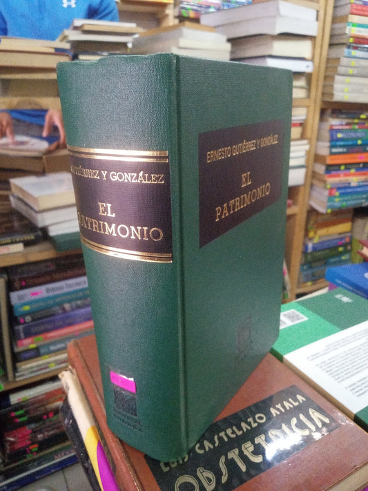 EL PATRIMONIO POR ERNESTO GUITIERREZ Y GONZALEZ USADO DERECHO LITERARIO 207