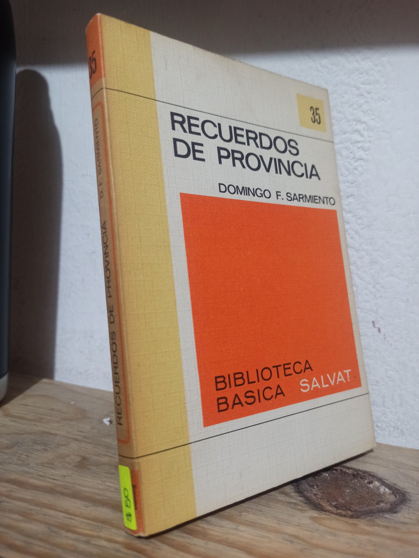 RECUERDOS DE PROVINCIA POR DOMINGO F. SARMIENTO USADO NOVELAS JUÁREZ
