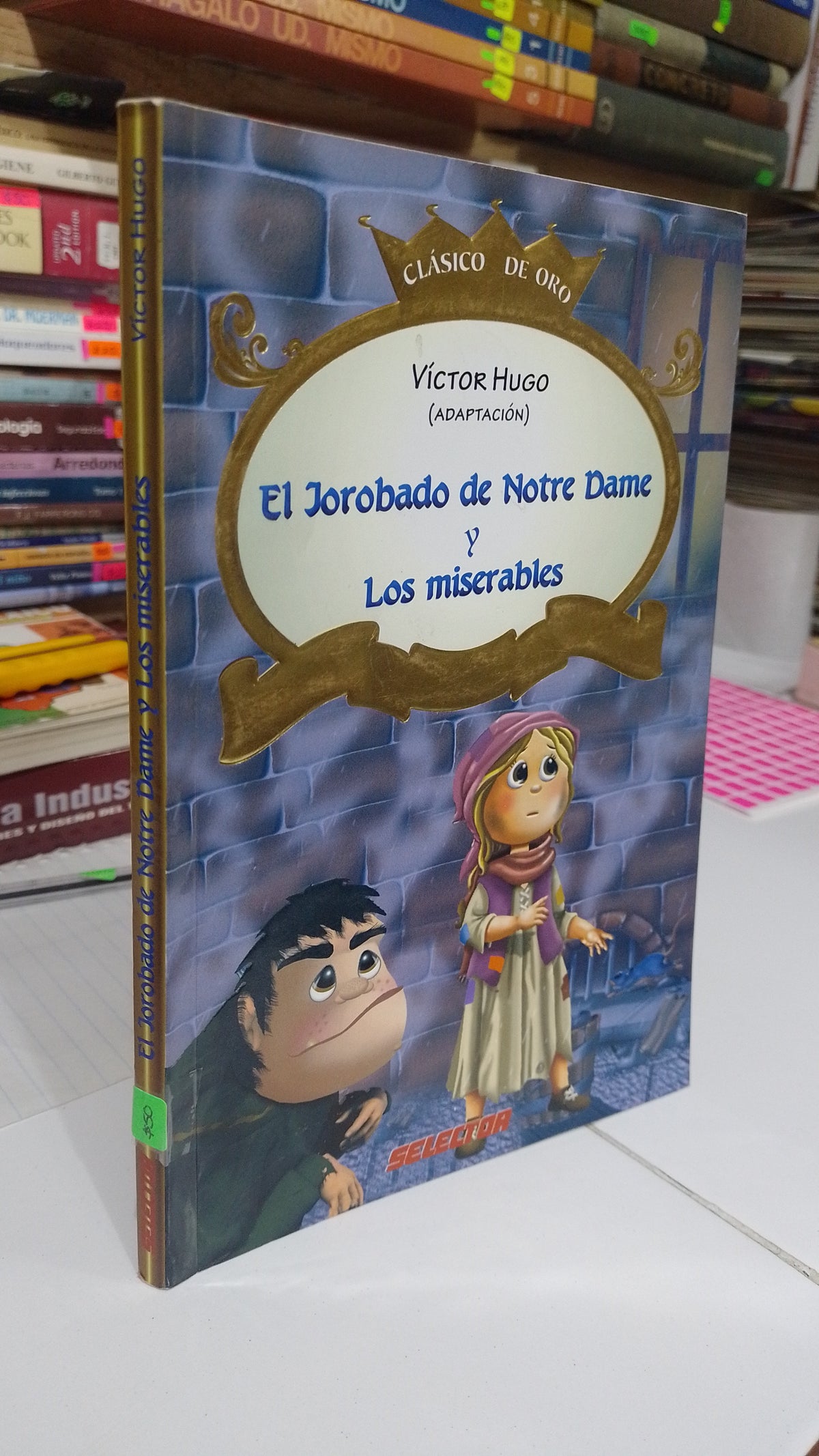 EL JOROBADO DE NOTRE DAME Y LOS MISERABLES POR VICTOR HUGO USADO INFANTIL JUAREZ 507