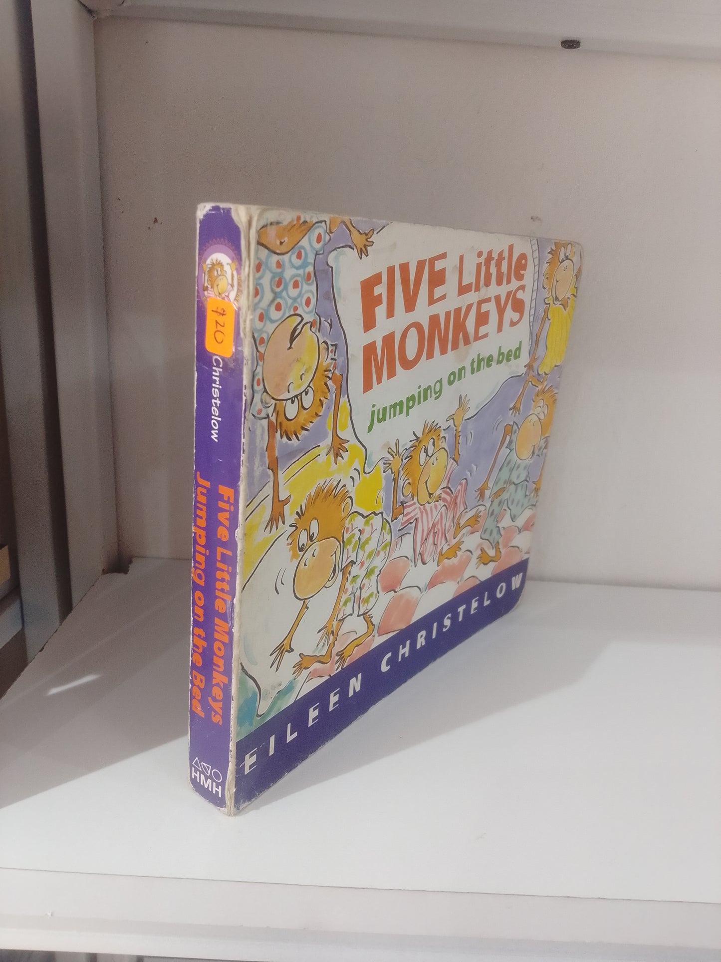 FIVE LITTLE MONKEYS JUMPING ON THE BED EILEEN CHRISTELOW USADO IDIOMAS JUAREZ 515