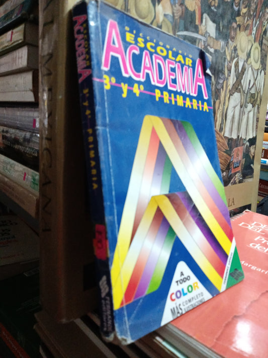 DICCIONARIO ESCOLAR ACADEMIA 3 Y 4 PROMARIA USADO EDUCACION JUAREZ