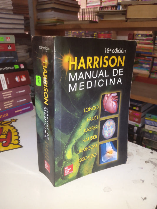 HARRISON MANUAL DE MEDICINA (VARIOS AUTORES) USADO MEDICINA LITERARIO 207