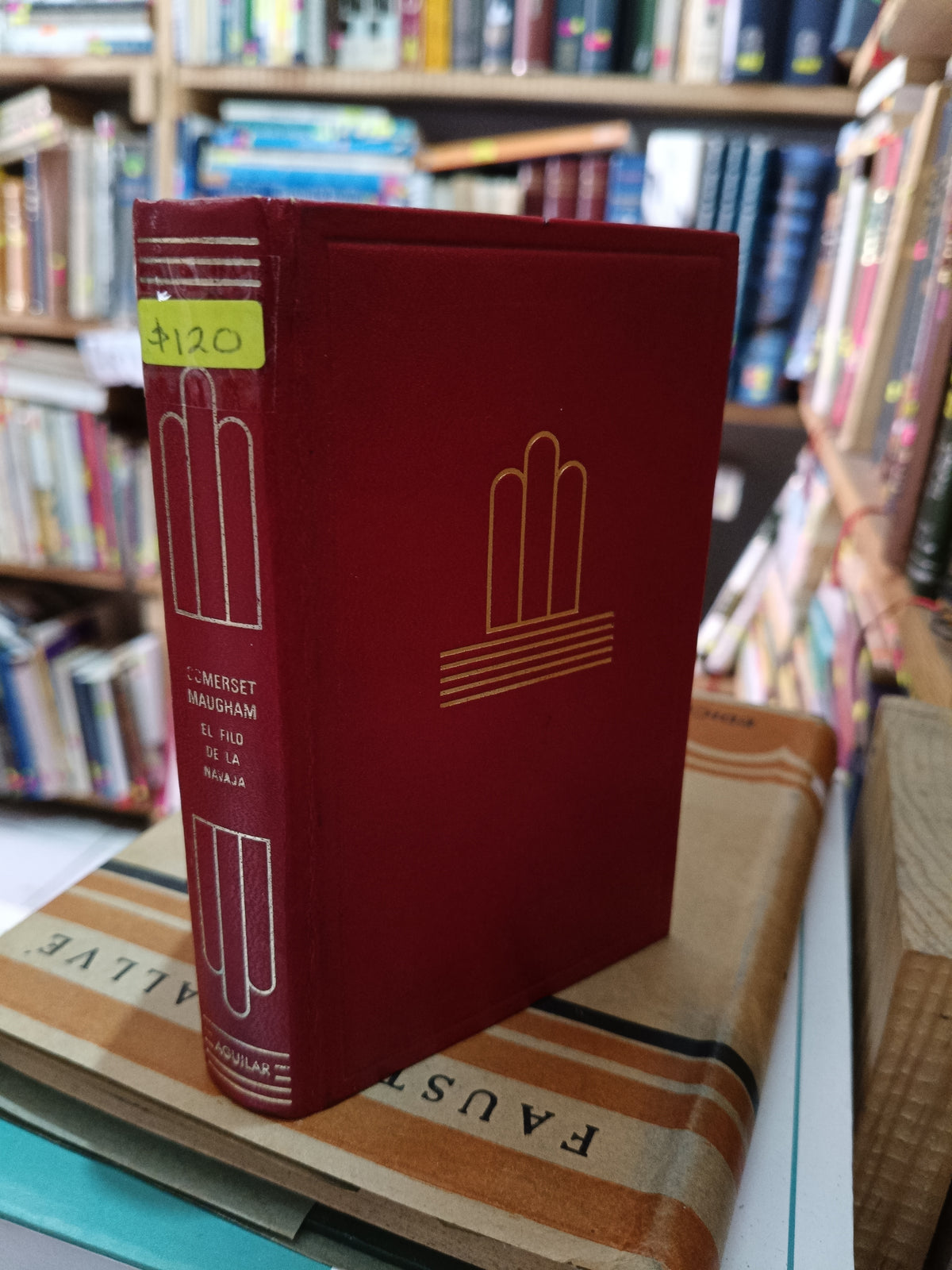 COMERSET MAUGHAM EL FILO DE LA NAVAJA USADO NOVELA LITERARIO 305
