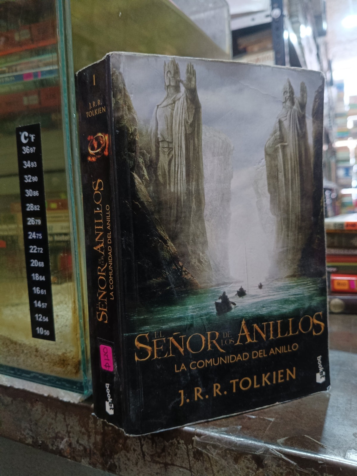 EL SEÑOR DE LOS ANILLOS LA COMUNIDAD DEL ANILLO PO J.R.R. TOLKIEN USADO NOVELA ALDAMA