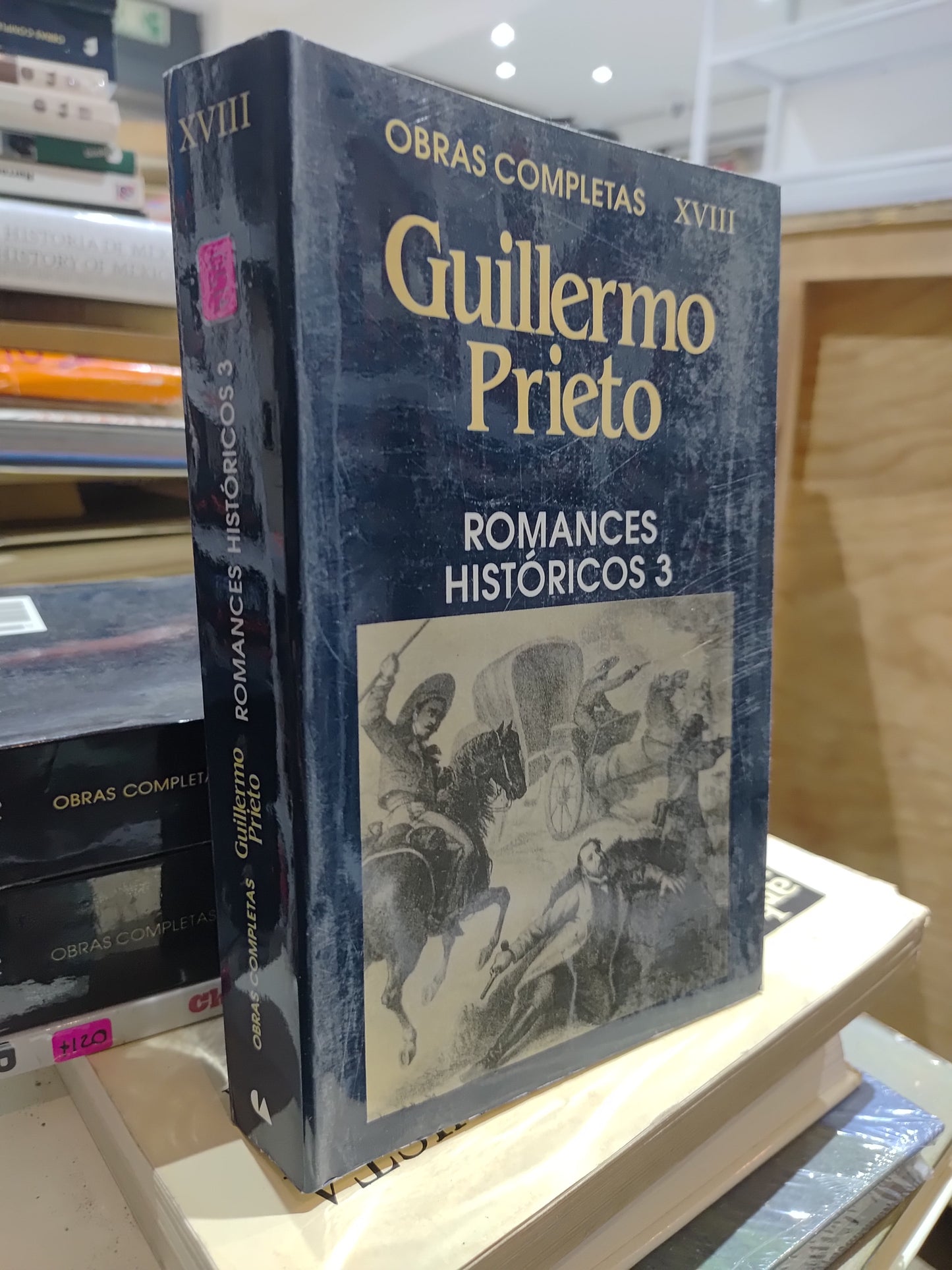 ROMANCES HISTORICOS 3 POR GUILLERMO PRIETO USADO NOVELAS JUAREZ 515