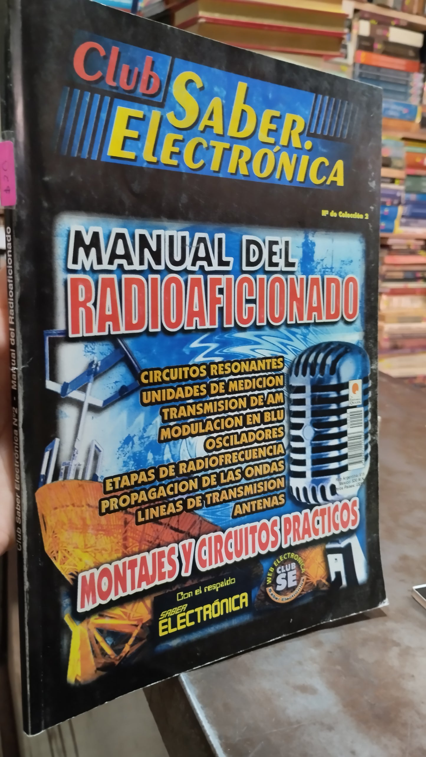 MANUAL DEL RADIOAFICIONADO LIBRO USADO ELECTRICIDAD ALDAMA