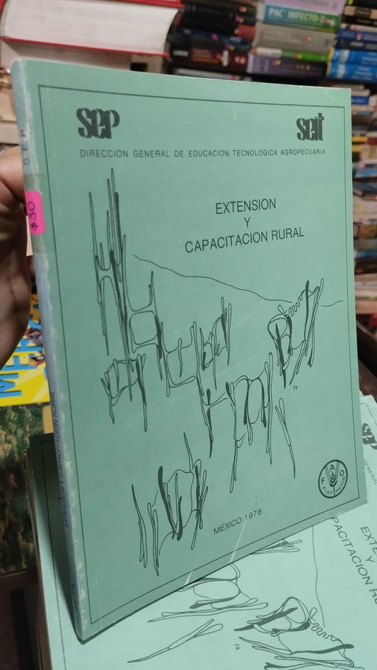 EXTENSION Y CAPACITACION RURAL LIBRO USADO AGRICULTURA ALDAMA