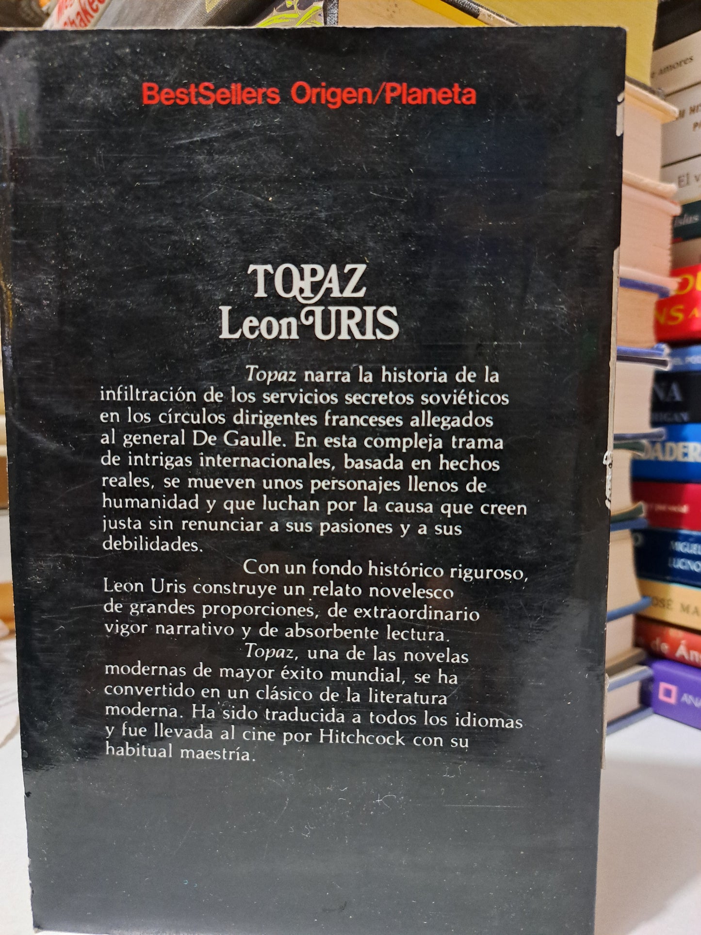 TOPAZ #28 LEON URIS USADO NOVELA JUÁREZ
