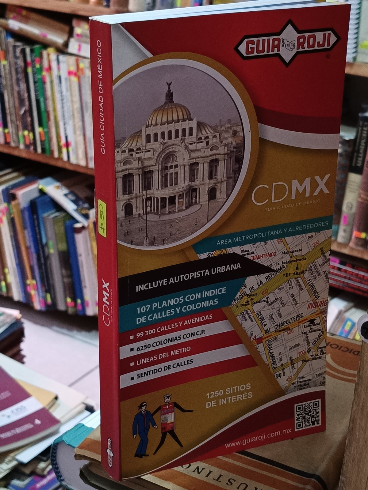 GUIA ROJI CDMX USADO GEOGRAFIA LITERARIO 305