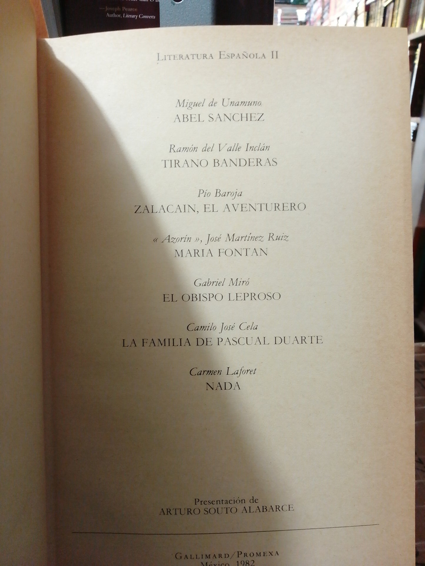GRAN COLECCIÓN DE LA LITERATURA UNIVERSAL ESPAÑOLA II USADO NOVELA JUÁREZ