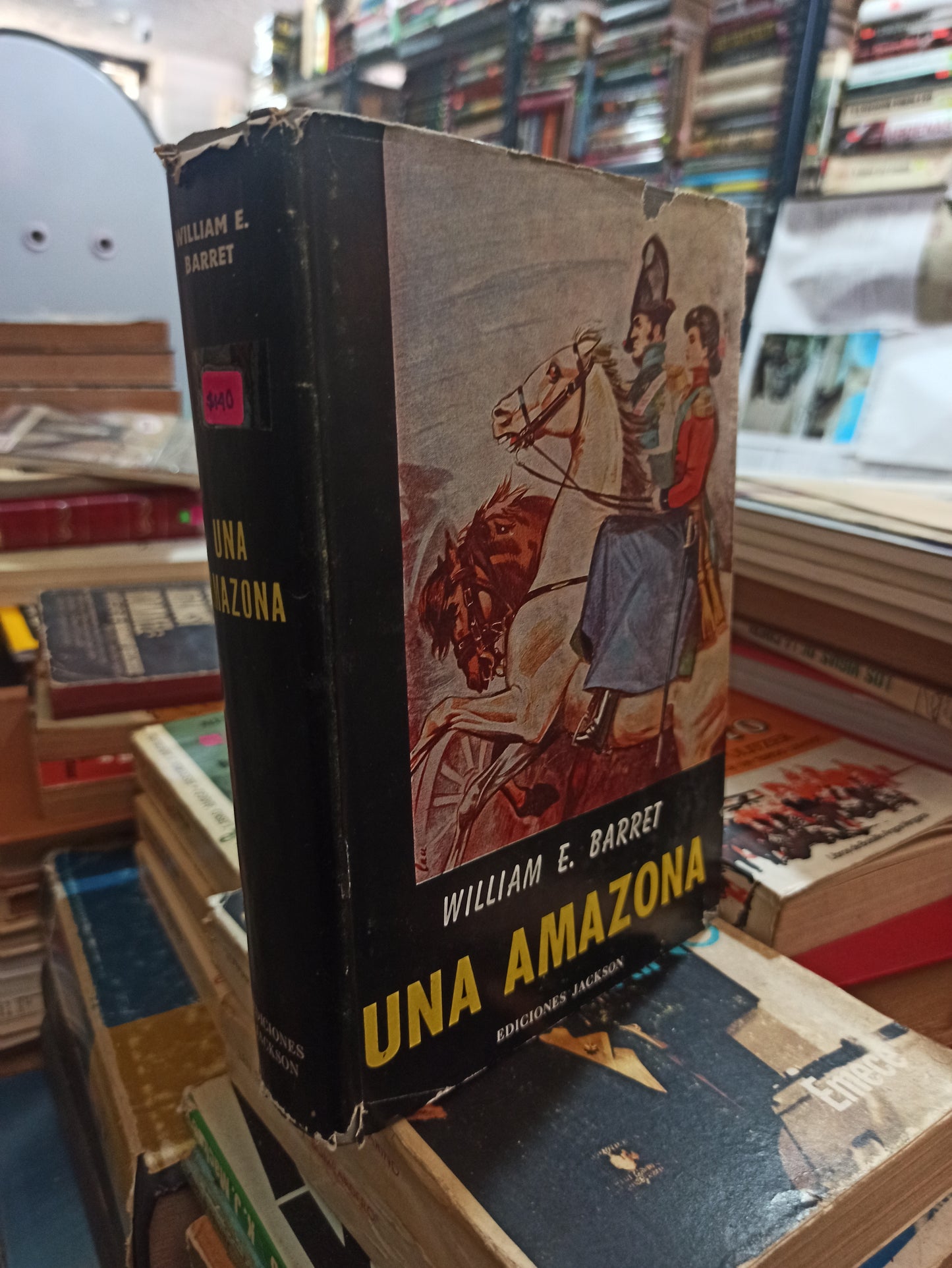 UNA AMAZONA POR WILLIAM E. BARRET USADO NOVELAS ALDAMA