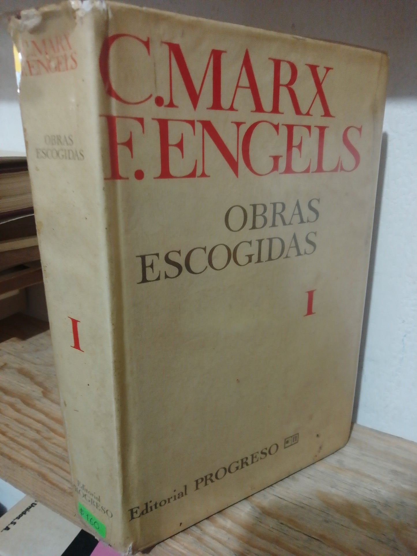 OBRAS ESCOGIDAS I POR C.MARX Y F. ENGELS USADO FILOSOFIA JUAREZ