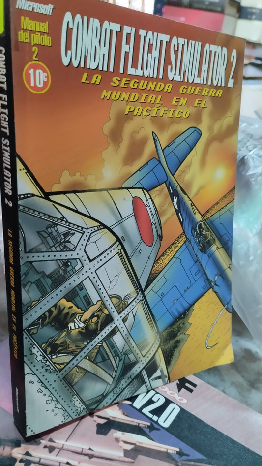 COMBAT FLIGHT SIMULATOR 2 LA SEGUNDA GUERRA MUNDIAL EN EL PACIFICO LIBRO USADO INFANTIL ALDAMA