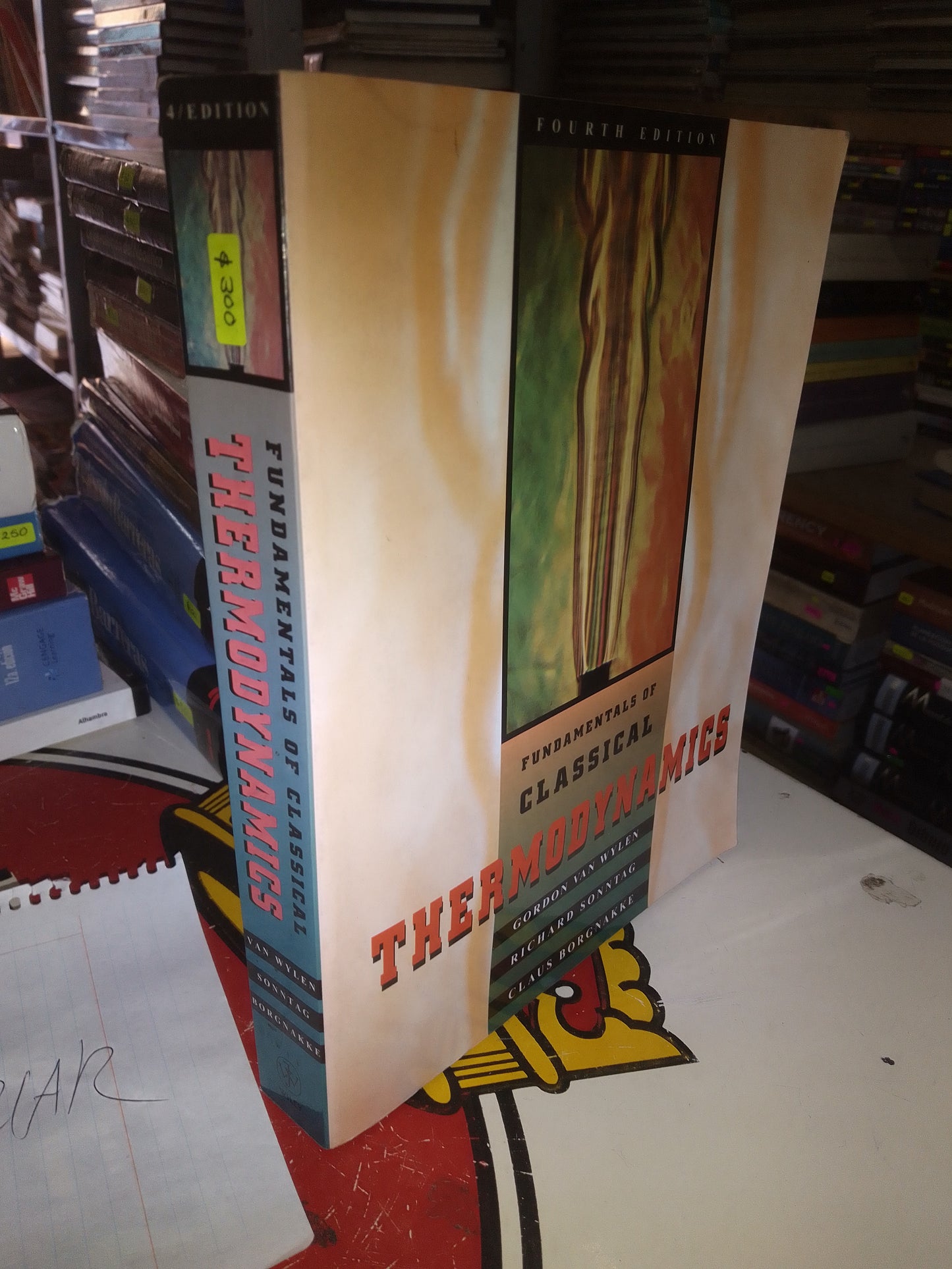 THERMODYNAMICS POR GORDON VAN WYLEN RICHARDSONNTAG USADO FISCA LITERARIO 207