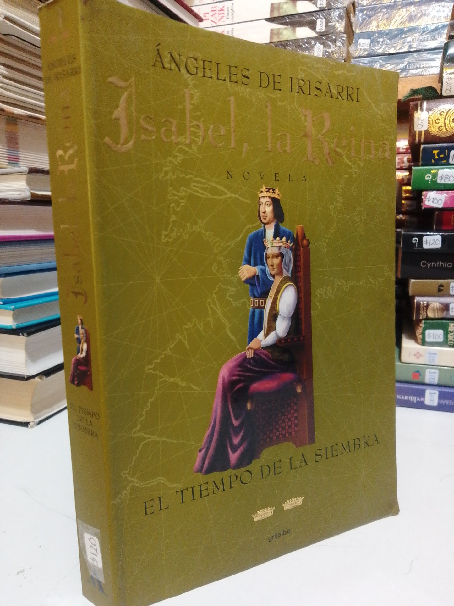 ISABEL LA REINA EL TIEMPO DE LA SIEMBRA POR ÁNGELES DE IRISARRI USADO NOVELA JUÁREZ