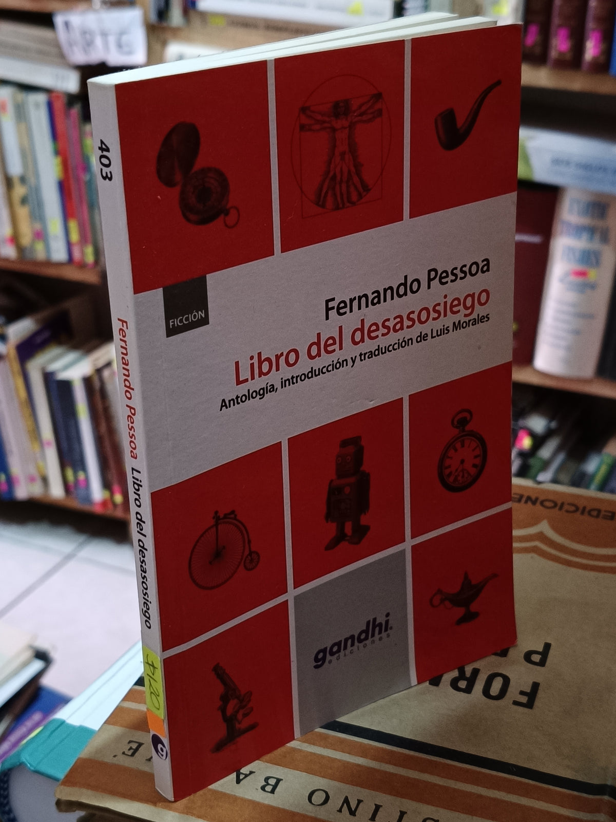 LIBRO DEL DESASOSIEGO FERNANDO PESSOA USADO NOVELA LITERARIO 305