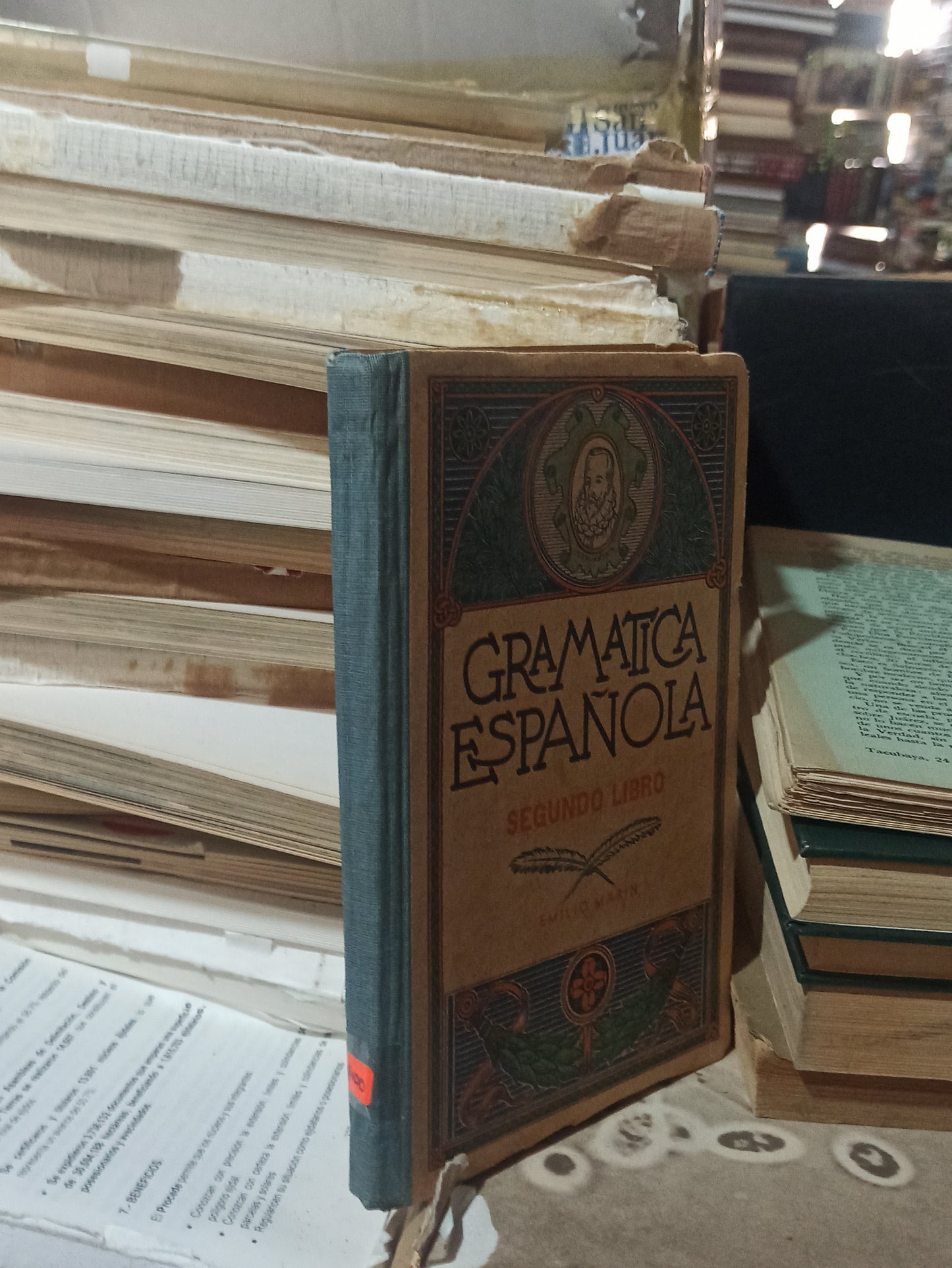 GRAMATICA ESPAÑOLA POR EMILIO MARIN USADO ANTIGUOS ALDAMA