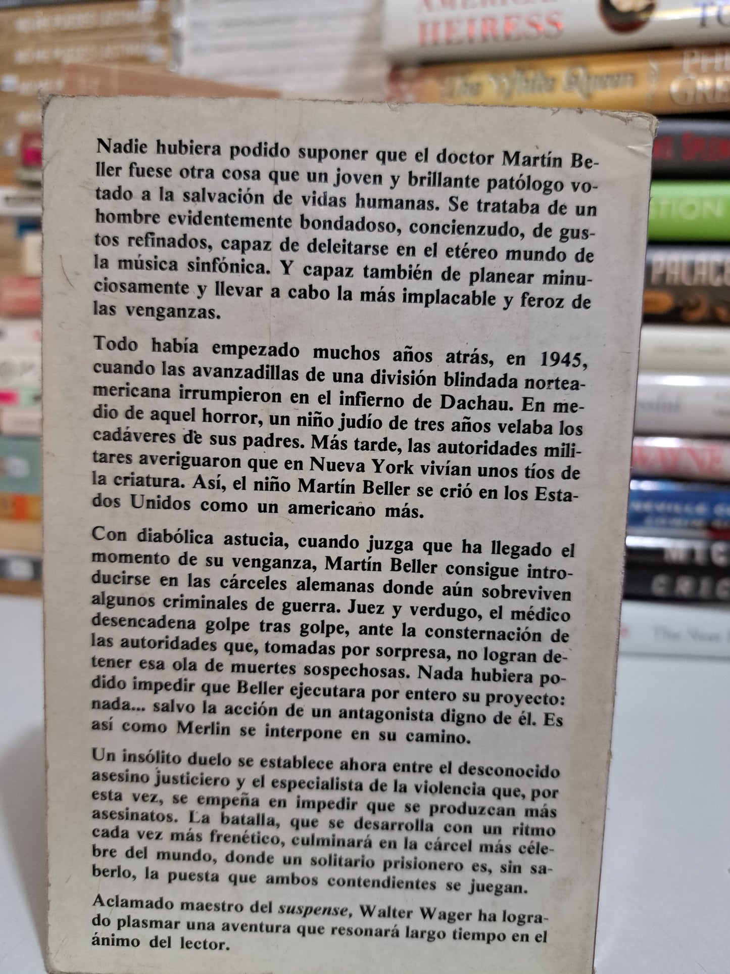 AJUSTE DE CUENTAS WALTER WAGER USADO NOVELA JUÁREZ