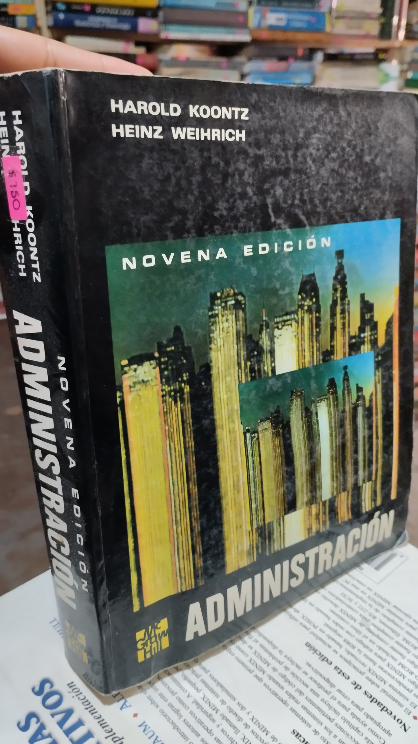 ADMINISTRACION POR HAROLD KOONTZ LIBRO USADO ADMINISTRACION ALDAMA