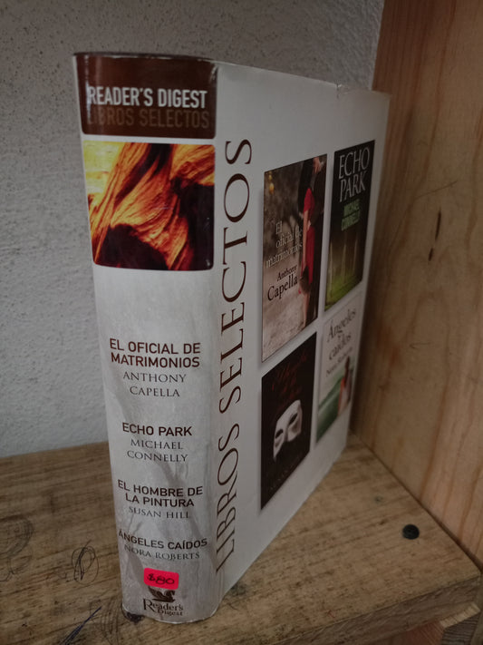 EL OFICIAL DE MATRIMONIOS ANTHONY CAPELLA ECHO PARK MICHAEL CONNELY EL HOMBRE DE LA PINTURA SUSAN HILL ÁNGELES CAÍDOS NORA ROBERTS USADO NOVELA LITERARIO 305