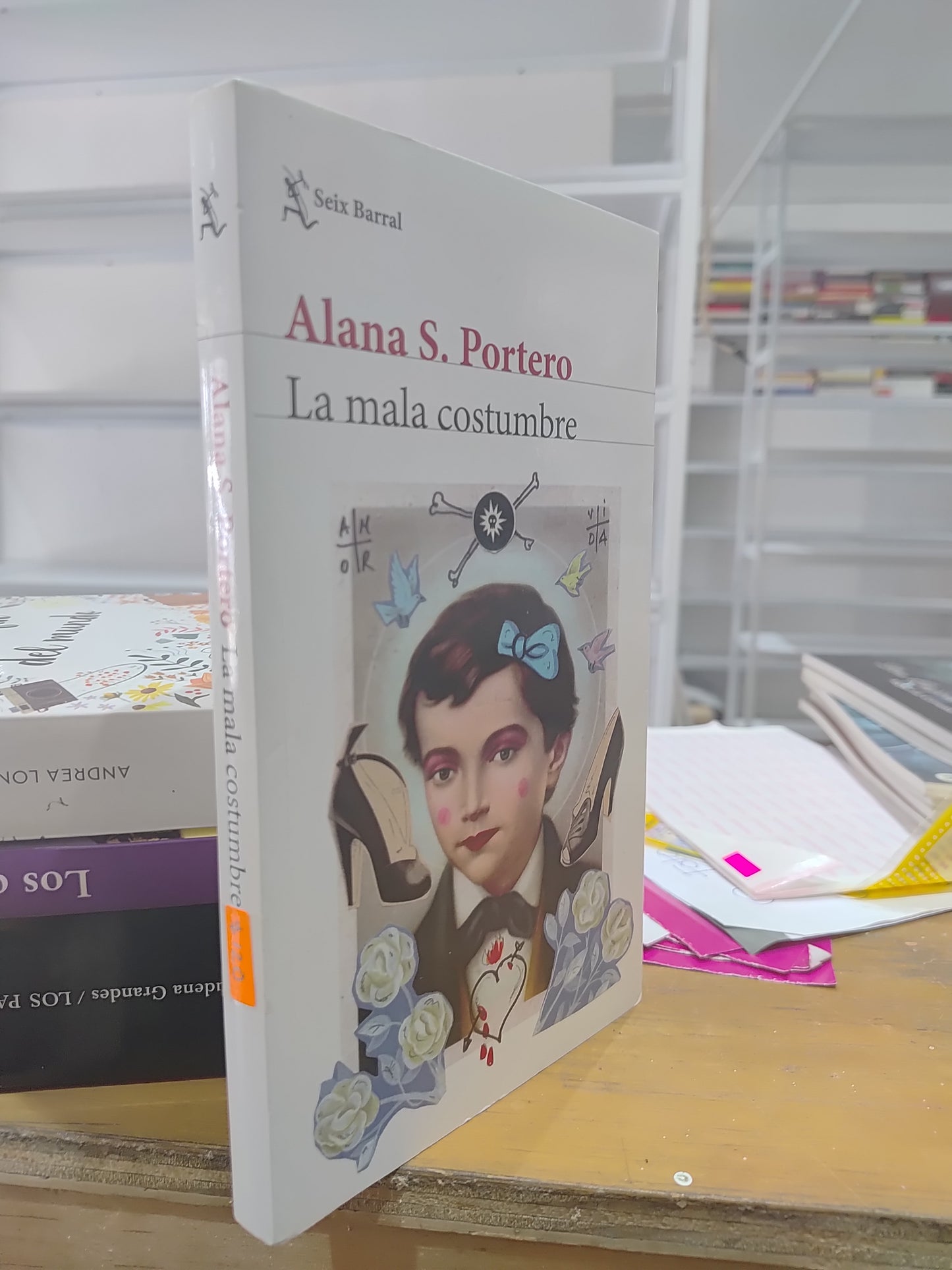 LA MALA COSTUMBRE POR ALANA S. PORTERO USADO NOVELAS JUAREZ 515