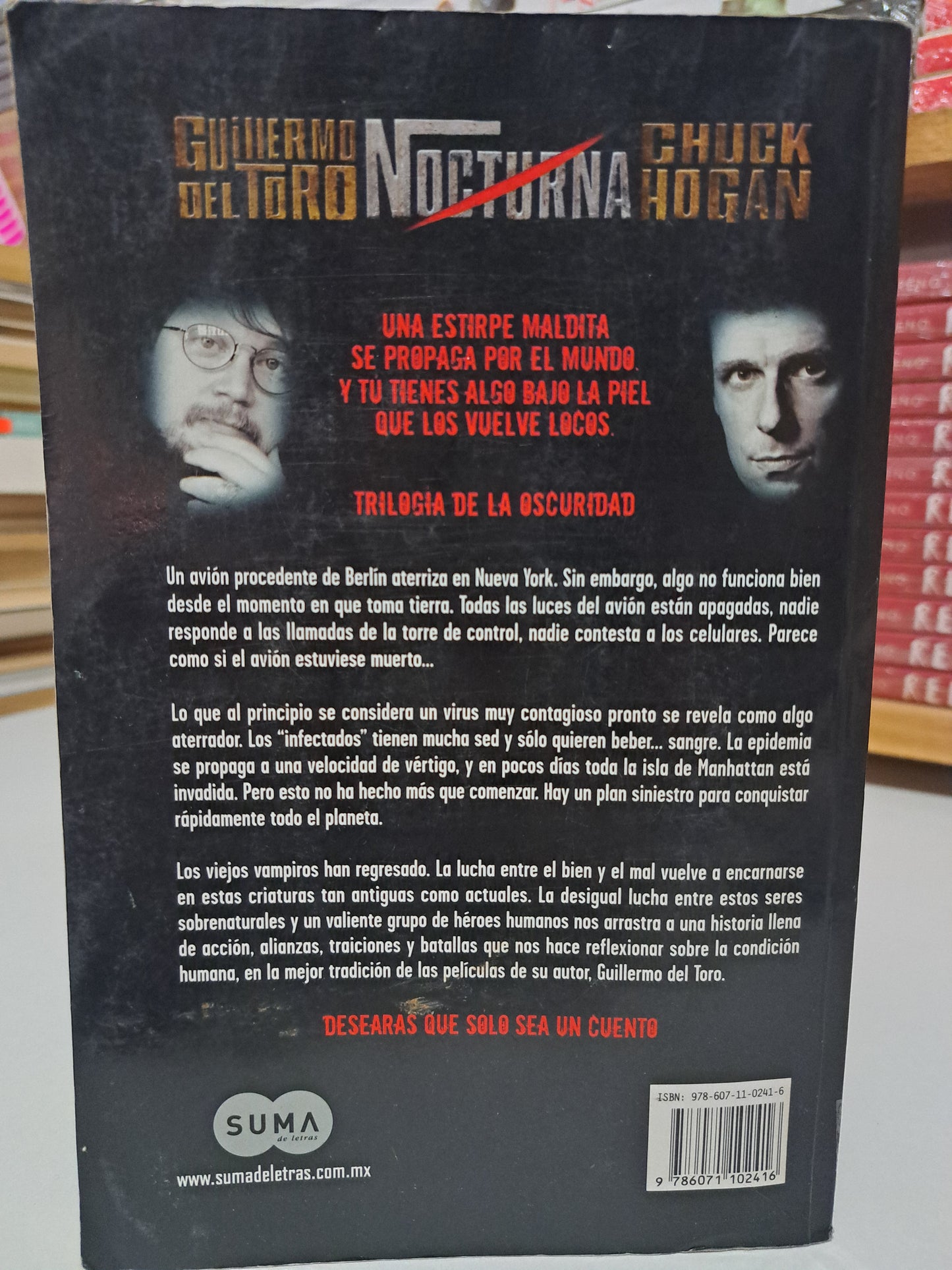 NOCTURNA GULLERMO DEL TORO CHUCK HOGAN USADO NOVELA JUÁREZ