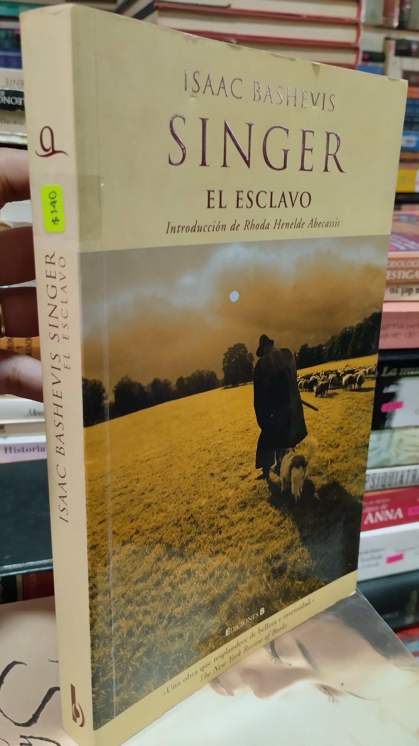 EL ESCLAVO POR ISAAC BASHEVIS SINGER LIBRO USADO NOVELAS ALDAMA