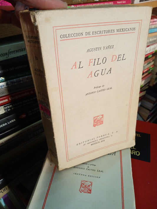 EL FILO DEL AGUA POR AGUSTIN YAÑEZ USADO NOVELA LITERARIO 207