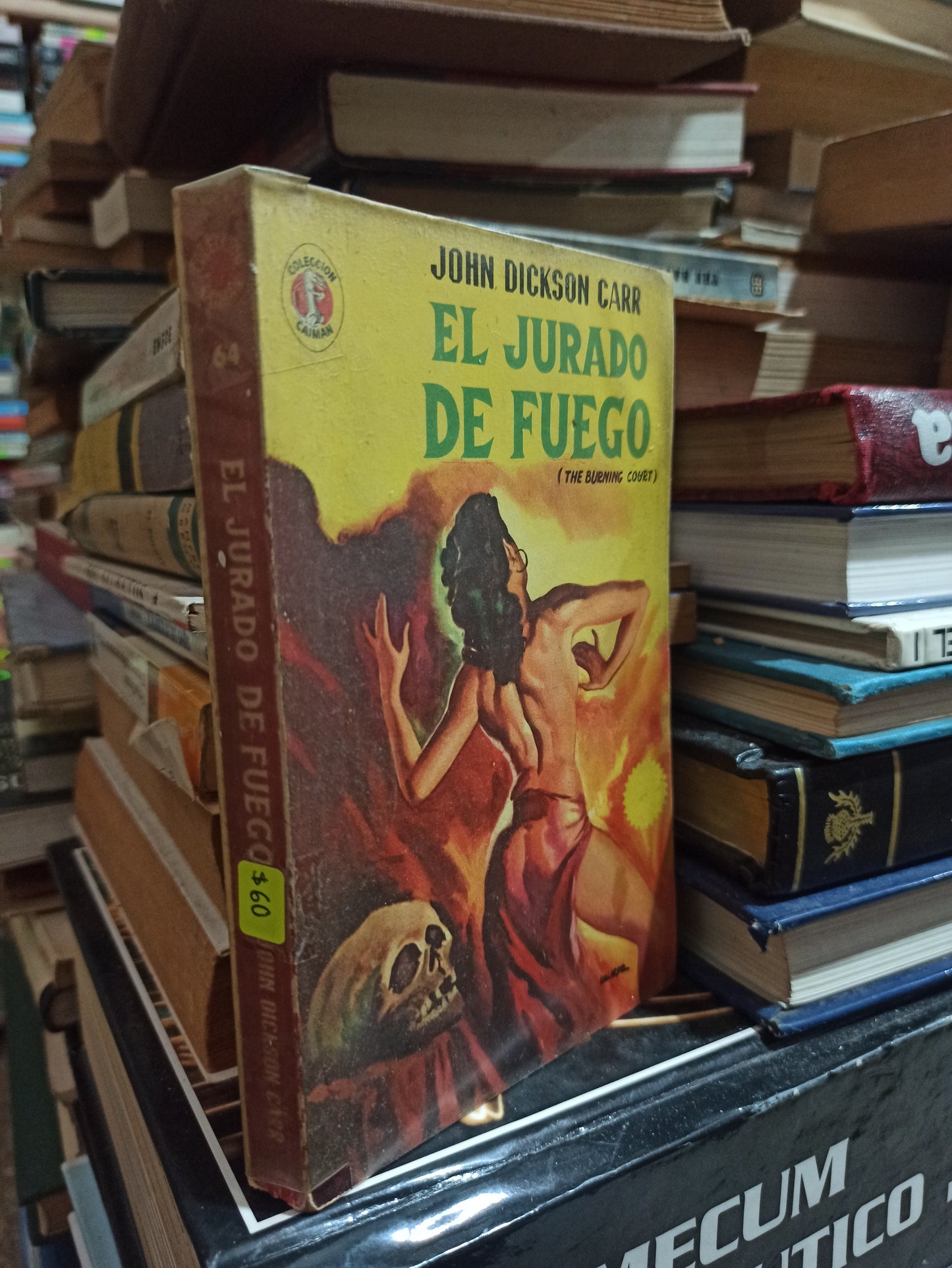 EL JURADO DE FUEGO POR JOHN DICKSON CARR USADO NOVELAS ALDAMA