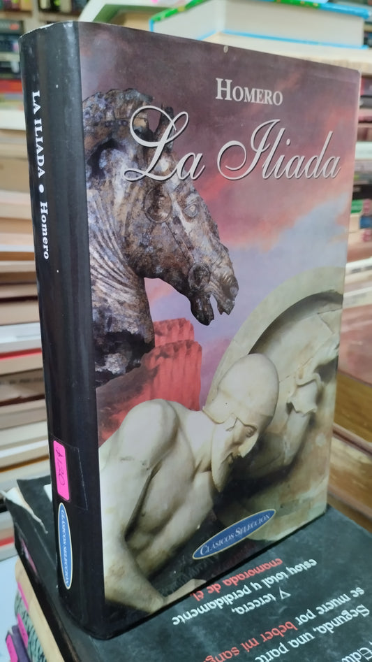 LA ILIADA POR HOMERO LIBRO USADO NOVELAS ALDAMA
