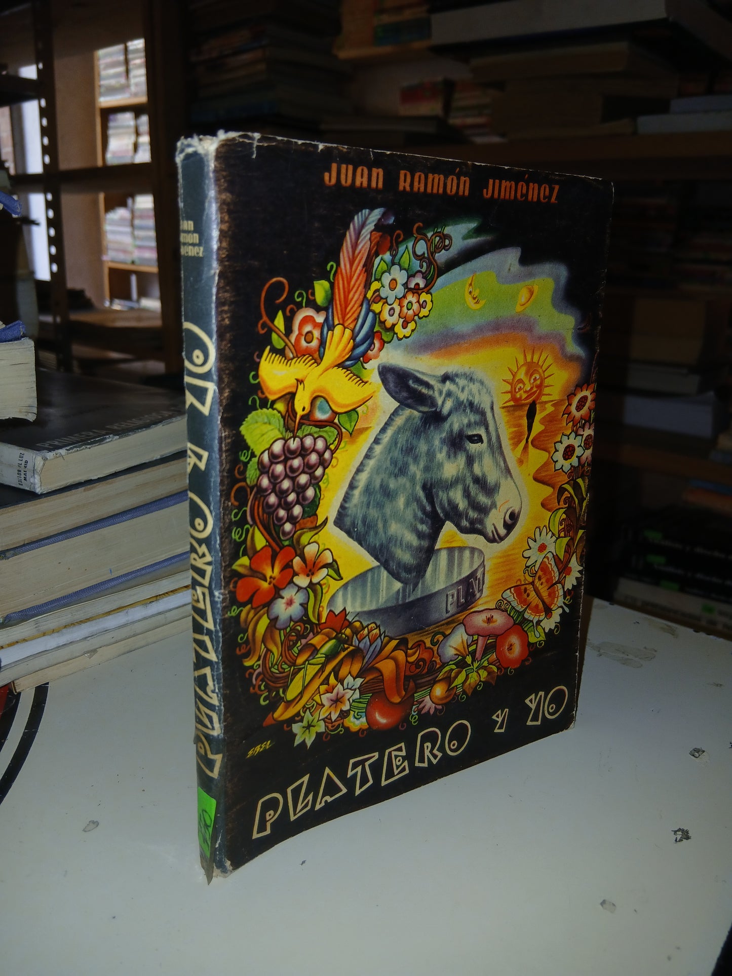 PLATERO Y YO POR JUAN RAMÓN JIMÉNEZ USADO NOVELA LITERARIO 207