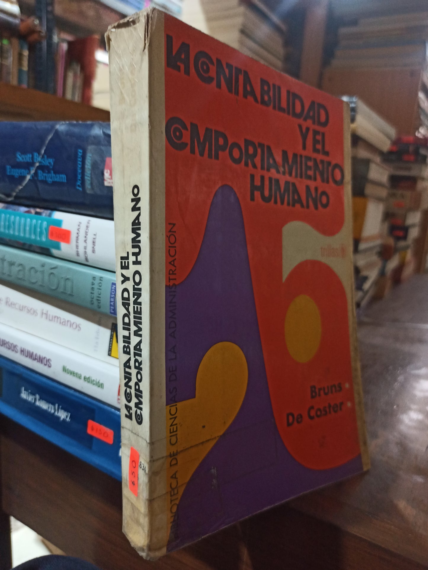 LA CONTABILIDAD Y EL COMPORTAMIENTO HUMANO POR BRUNS DE COSTER USADO ADMINISTRACIÓN ALDAMA