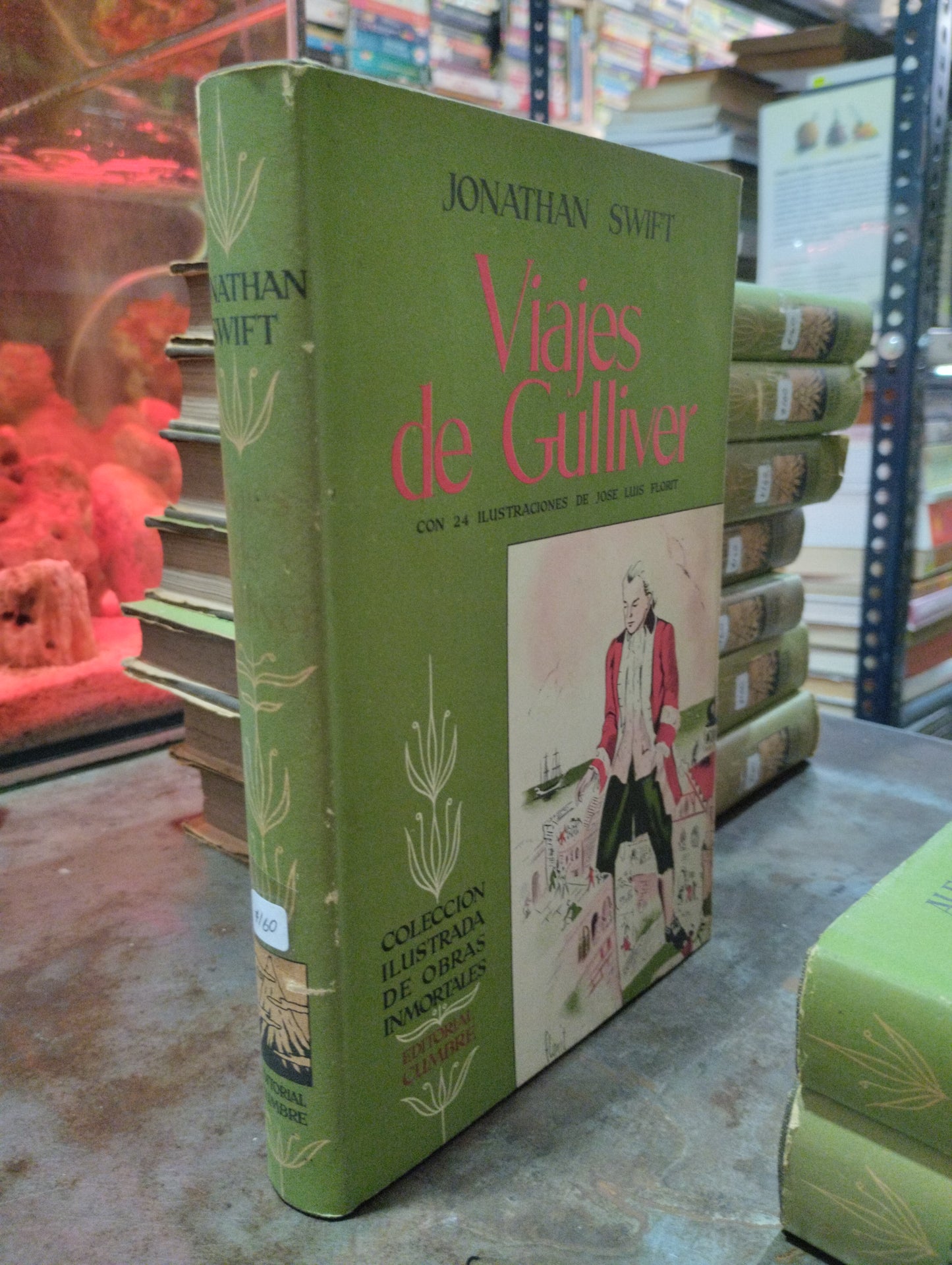 VIAJES DE GUILLIVER POR JONATHAN SWIFT USADOS NOVELAS ALDAMA