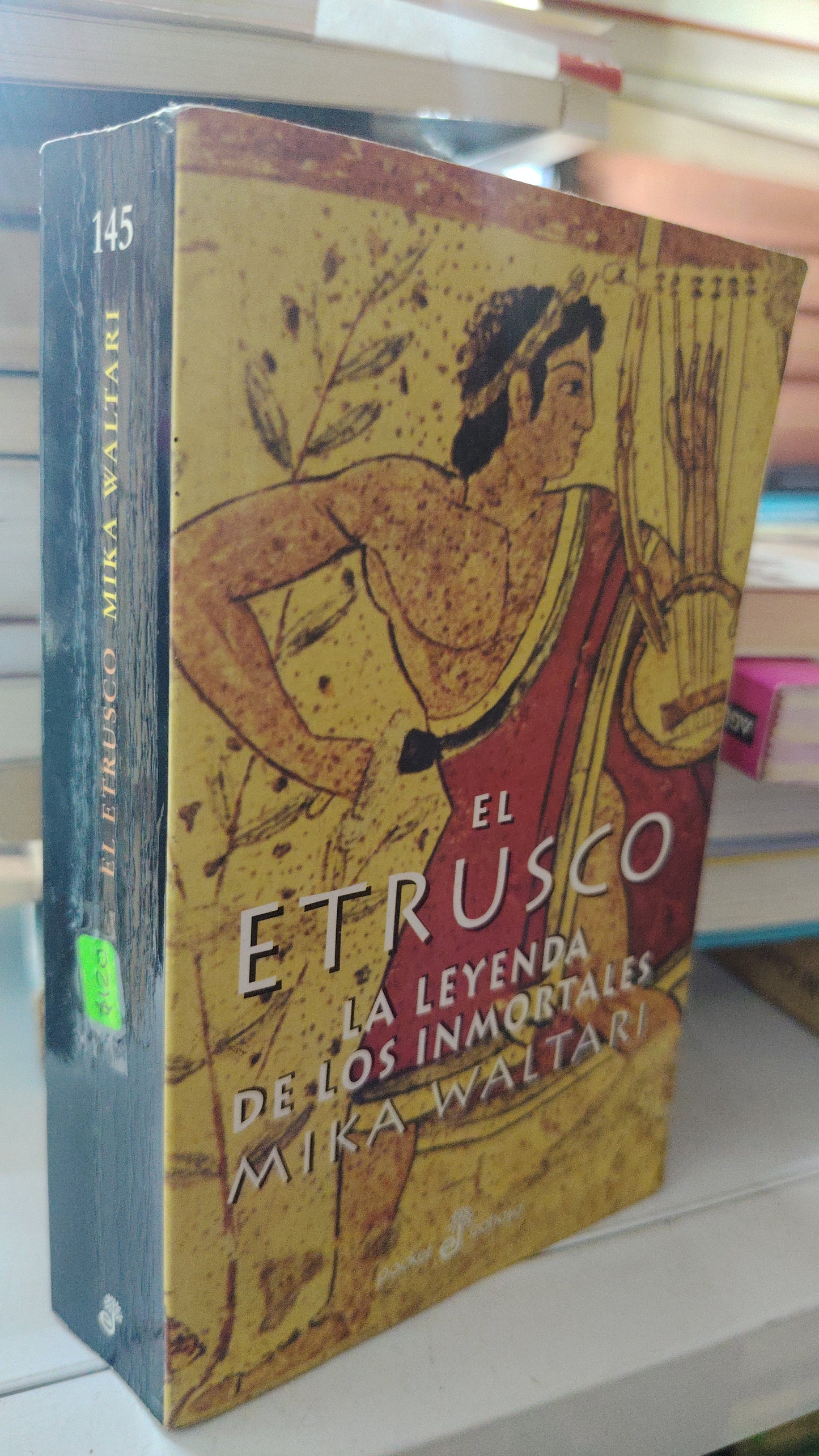 EL ETRUSCO LA LEYENDA DE LOS INMORTALES POR MIKA WALTARI USADO NOVELA LITERARIO 207