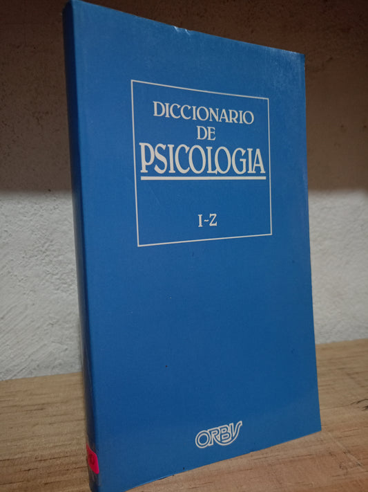 DICCIONARIO DE PSICOLOGIA I-Z USADO PSICO LITERARIO 305