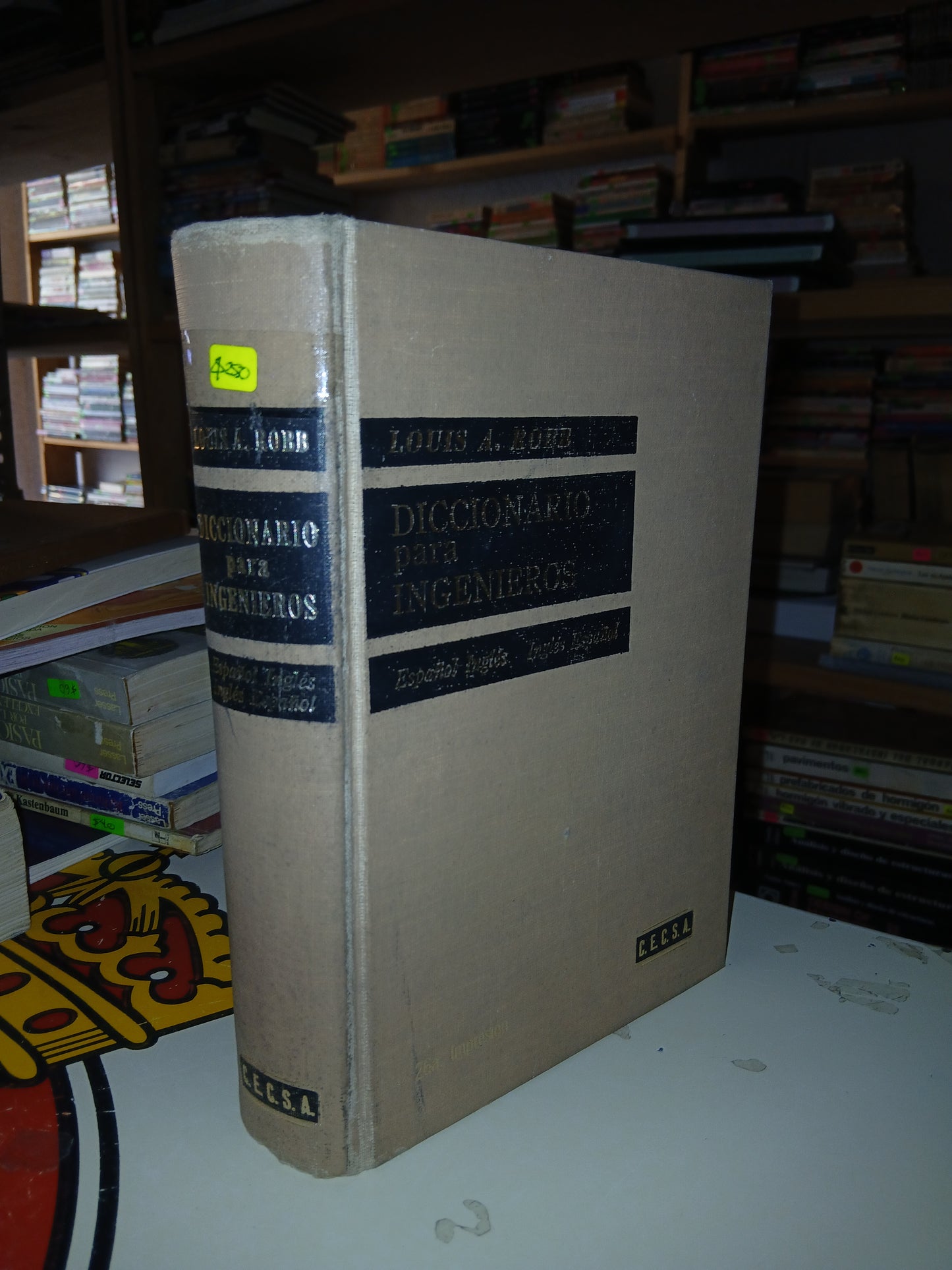 DICCIONARIO PARA INGENIEROS POR LOUIS A. ROBB USADO MATEMÁTICAS LITERARIO 207