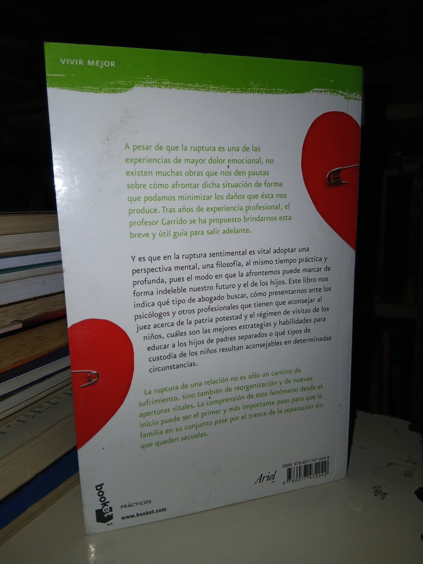 CÓMO SOBREVIVIR A UNA RUPTURA POR VICENTE GARRIDO USADO SUPERACIÓN PERSONAL LITERARIO 207