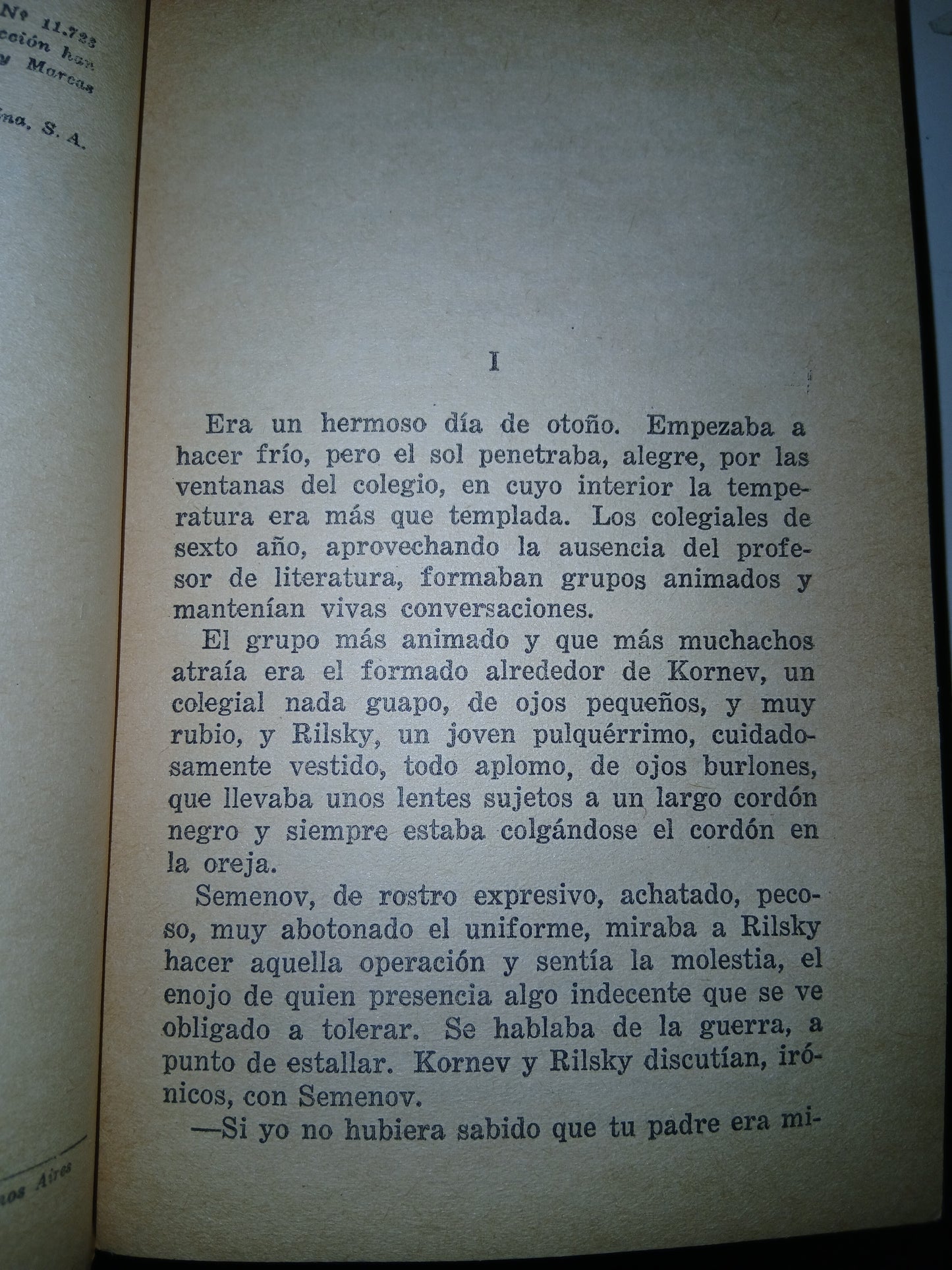 LOS COLEGIALES POR NICOLÁS GARIN USADO NOVELA LITERARIO 207