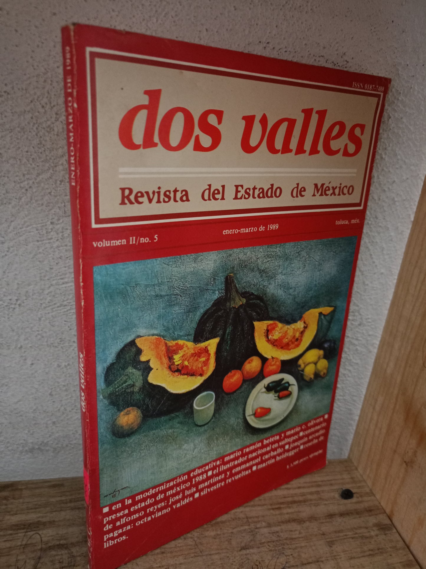 DOS VALLES REVISTA DEL ESTADO DE MÉXICO USADO ESTADO DE MÉXICO LITERARIO 305