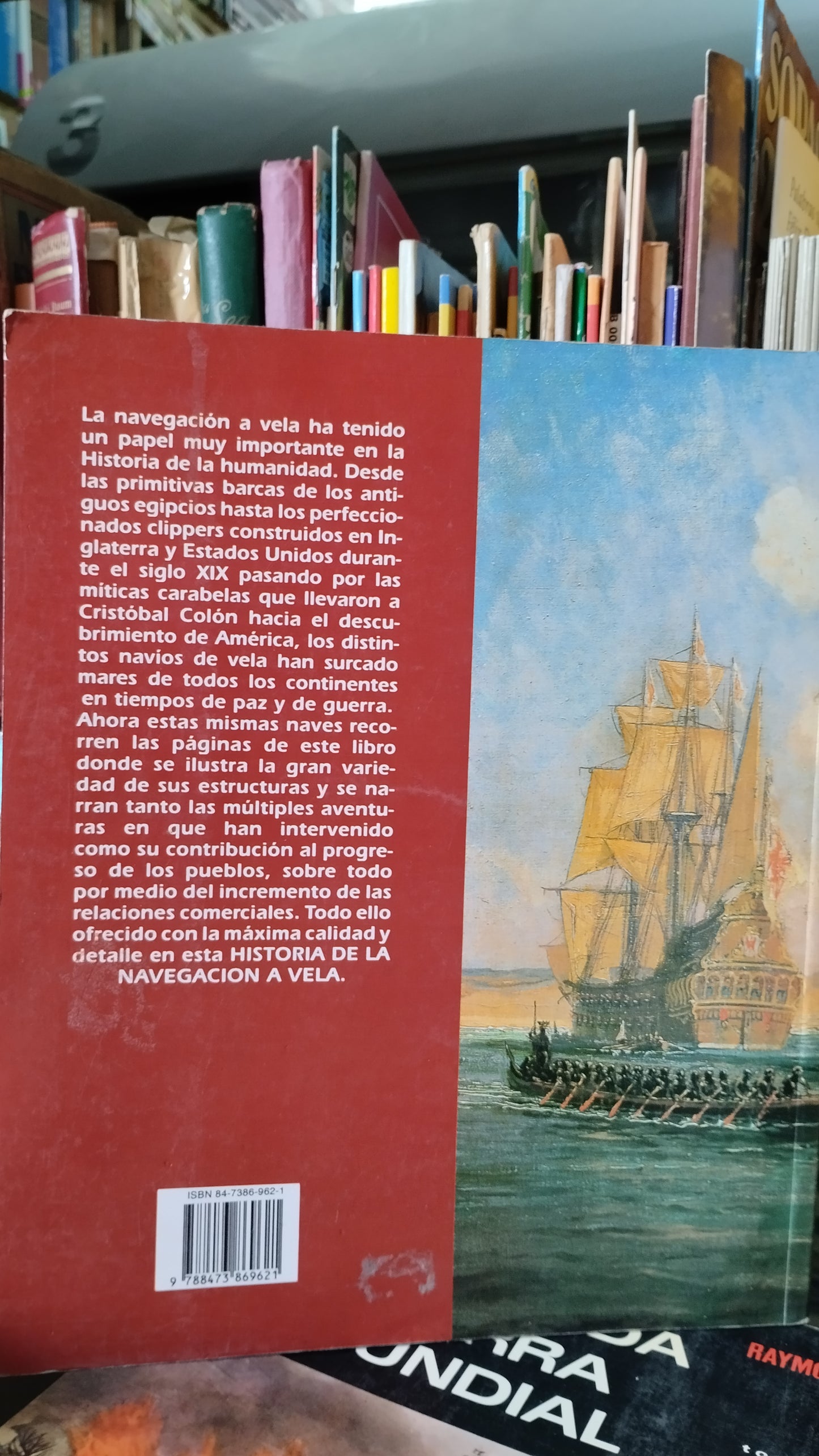 HISTORIA DE LA NAVEGACION A VELA POR FRANK TYLER LIBRO USADO HISTORIA ALDAMA