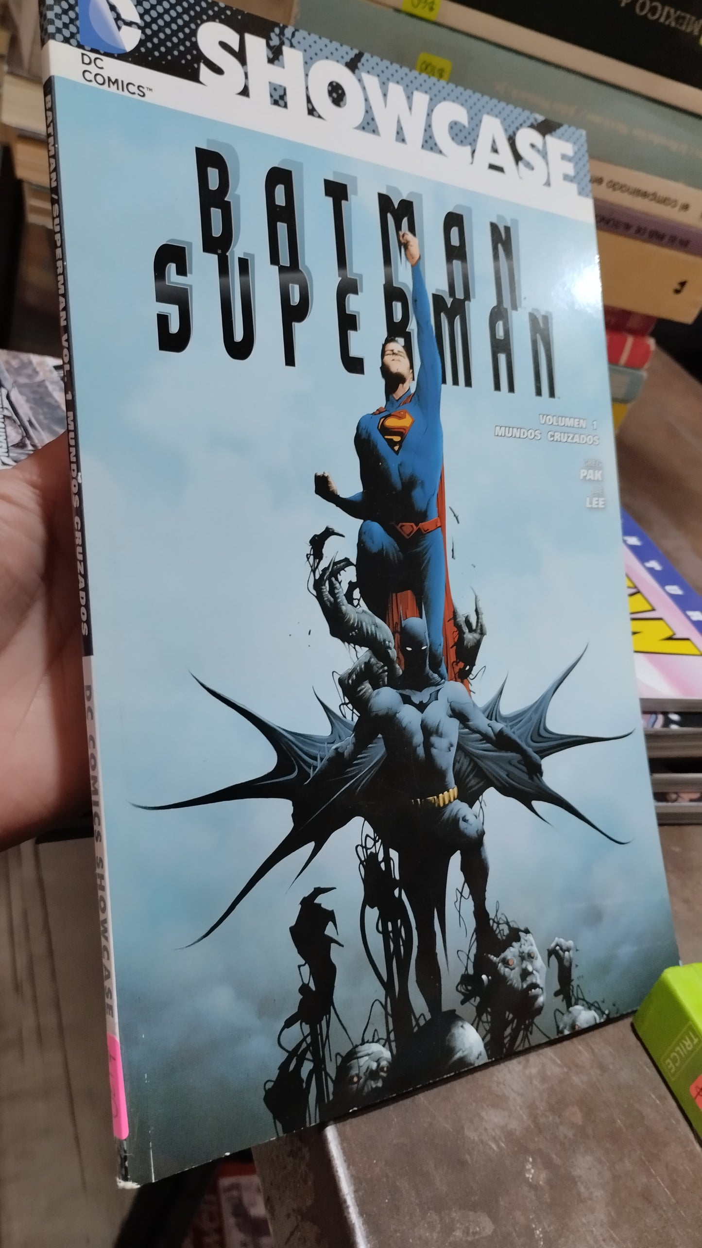 BATMAN SUPERMAN VOL 1 MUNDOS CRUZADOS LIBRO USADO NOVELAS ALDAMA