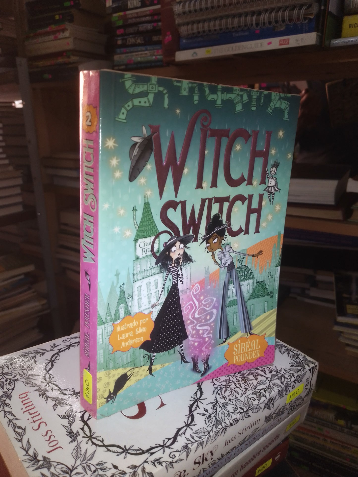 WITCH SWITCH POR SIBEAL POUNDER USADO NOVELA LITERARIO 207
