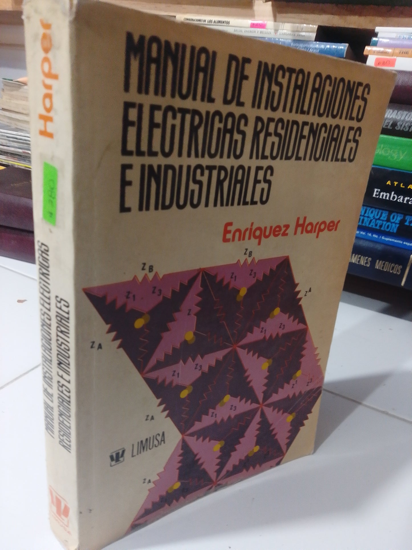 MANUAL DE INSTALACIONES ELECTRICAS RESIDENCIALES E INDUSTRIALES POR ENRIQUE HARPER USADO OFICIOS JUAREZ