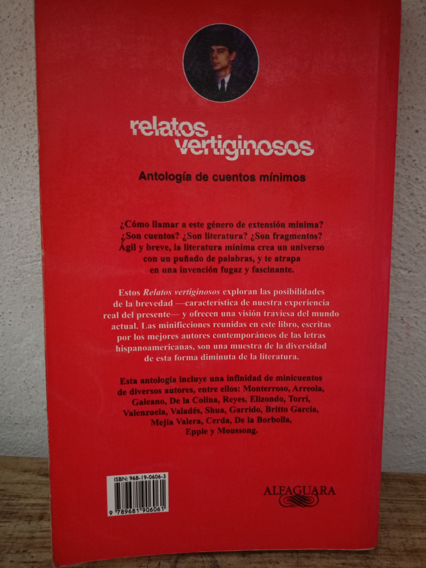 RELATOS VERTIGINOSOS ANTOLOGIA DE CUENTOS MINIMOS USADO NOVELA LITERARIO 305