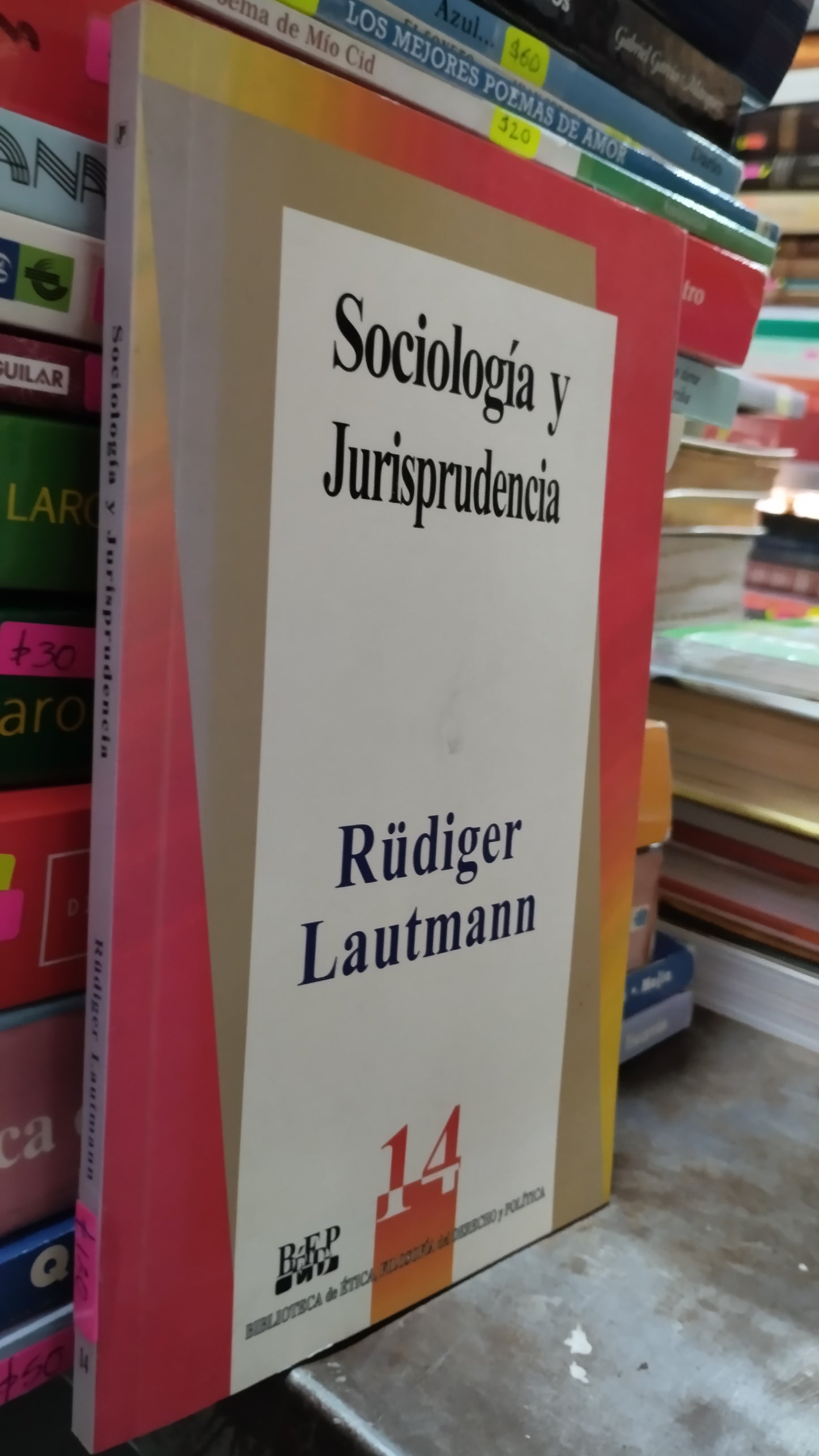 SOCIOLOGIA Y JURISPRUDENCIA POR RÜDIGER LAUTMANN LIBRO USADO SOCIOLOGIA ALDAMA