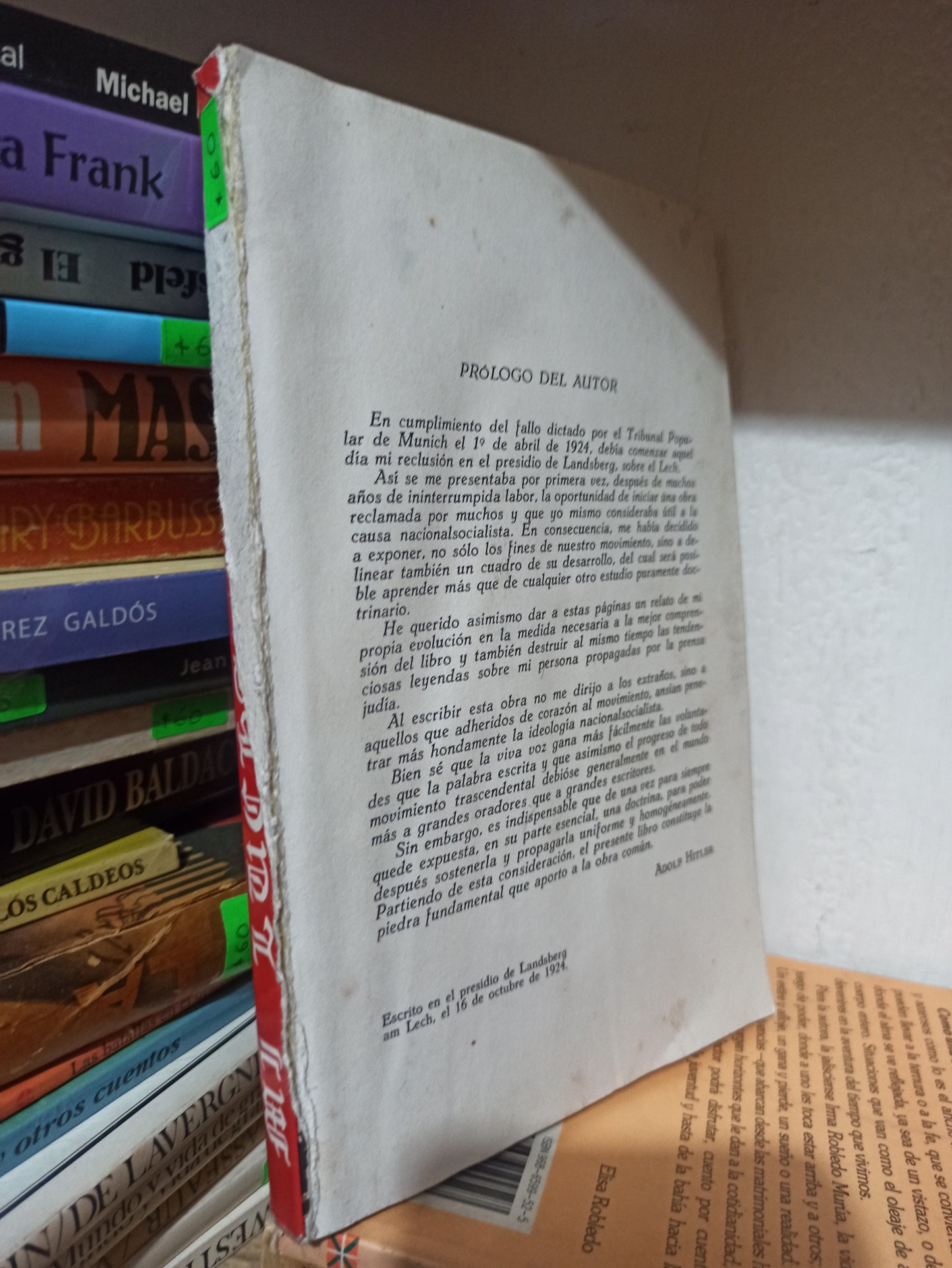 MI LUCHA POR ADOLF HITLER USADO NOVELAS JUÁREZ