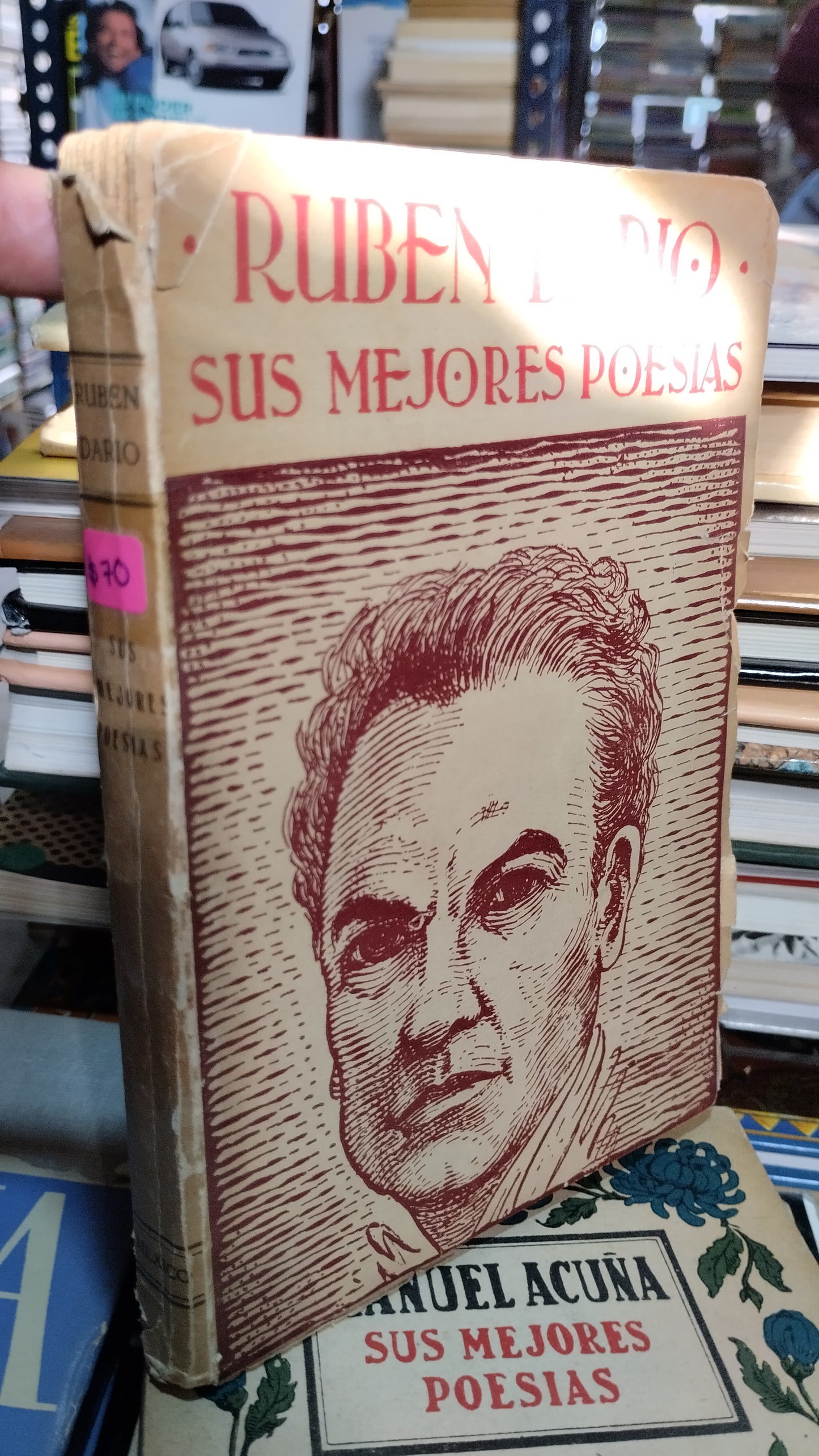 SUS MEJORES POESIA POR RUBEN DARIO LIBRO USADO POESIA ALDAMA